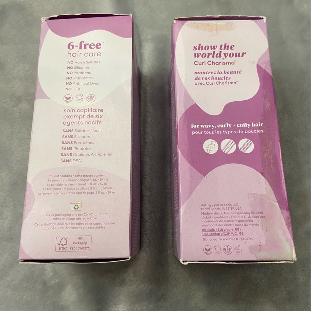 New! TWO briogeo define + hydrate hair care minis sets 27608 - Picture 4 of 11